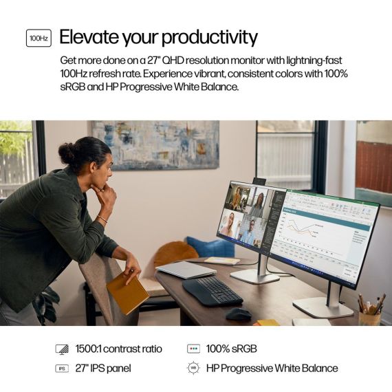 HP 527pq - Series 5 Pro - LED monitor - 27" (26.96" | 9D9S0UT#ABB