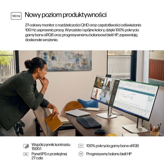 HP 527pq - Series 5 Pro - LED monitor - 27" (26.96" | 9D9S0UT#ABB