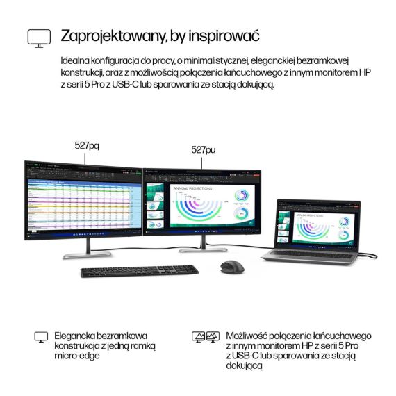 HP 527pq - Series 5 Pro - LED monitor - 27" (26.96" | 9D9S0UT#ABB