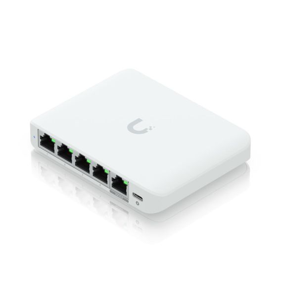 5x 1/2.5 GbE RJ45, 25 Gbps, 18.6 Mpps, 12.5 Gbp | USW-Flex-2.5G-5