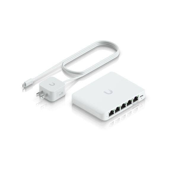 5x 1/2.5 GbE RJ45, 25 Gbps, 18.6 Mpps, 12.5 Gbp | USW-Flex-2.5G-5