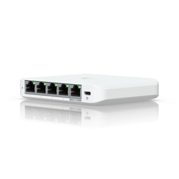 5x 1/2.5 GbE RJ45, 25 Gbps, 18.6 Mpps, 12.5 Gbp | USW-Flex-2.5G-5