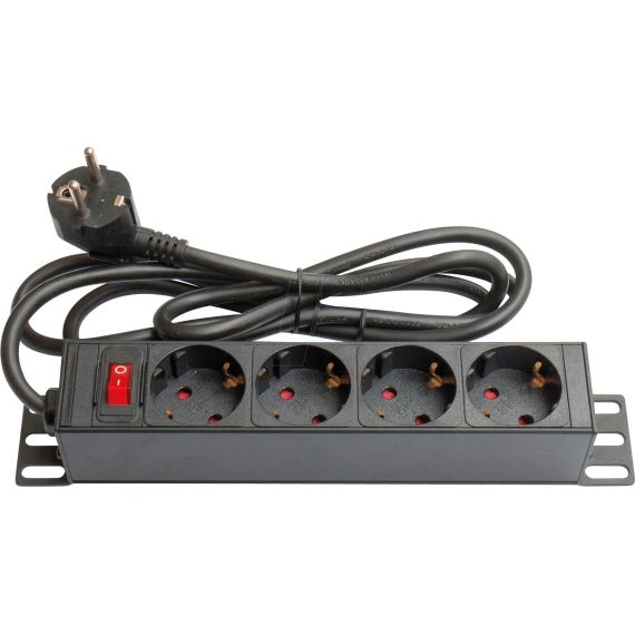 Good Connections GC-N0075 - 4 AC outlet(s) - Indoor - Type F - Al