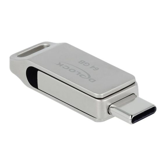 DeLOCK - USB flash drive - 64 GB - USB 3.2 Gen 1 / USB-C | 54075