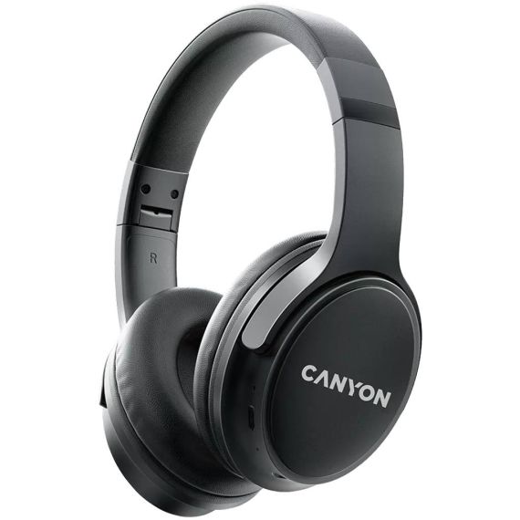 Canyon Bluetooth Headset OnRiff 4 OnEarBT5.3 black CNSCBTHS4B