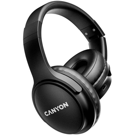 Canyon Bluetooth Headset OnRiff 4 OnEarBT5.3 black CNSCBTHS4B
