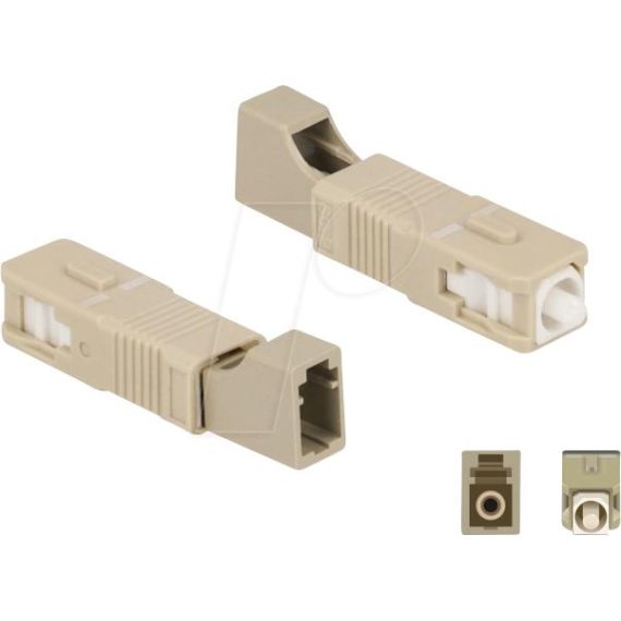 Delock - Network coupler - SC (M) to LC (F) - fibre optic | 87942