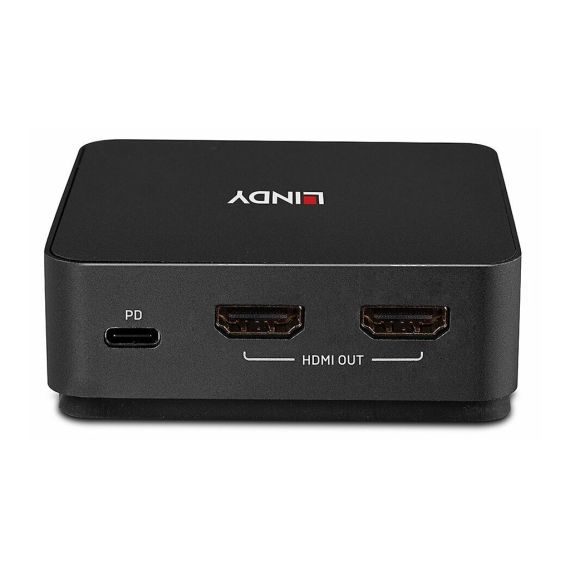 Lindy - KVM switch - 4K60 - 2 x KVM / audio / USB - deskt | 42321