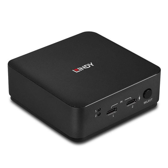 Lindy - KVM switch - 4K60 - 2 x KVM / audio / USB - deskt | 42321