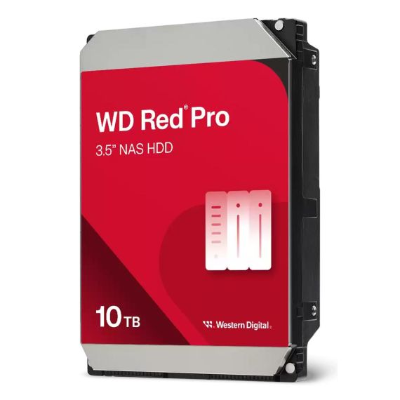 Western Digital Red Pro WD103KFBX / 10 TB / 7200 RPM / 512 MB / 3