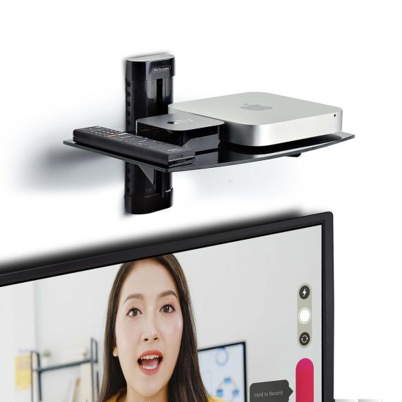 StarTech.com Floating Wall-Mounted AV Shelf | 1B-WALL-MOUNT-SHELF