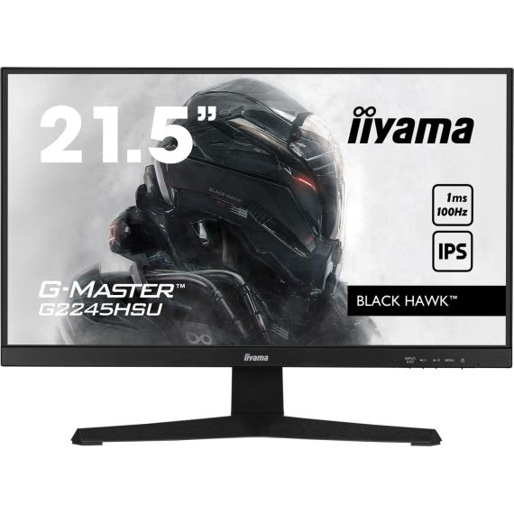 iiyama G-MASTER Black Hawk G2245HSU-B2 - LED monitor - 22" (21.5"