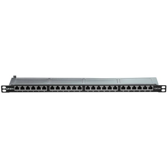 LINDY - Patch panel - CAT 6 - STP - RJ-45 X 24 - black -  | 25884