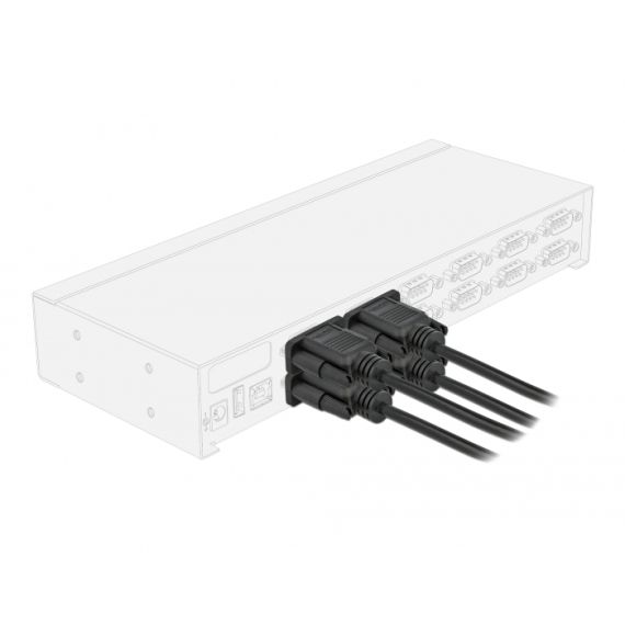 DeLOCK - Serial cable - DB-9 (M) to DB-9 (M) - 50 cm - th | 86612