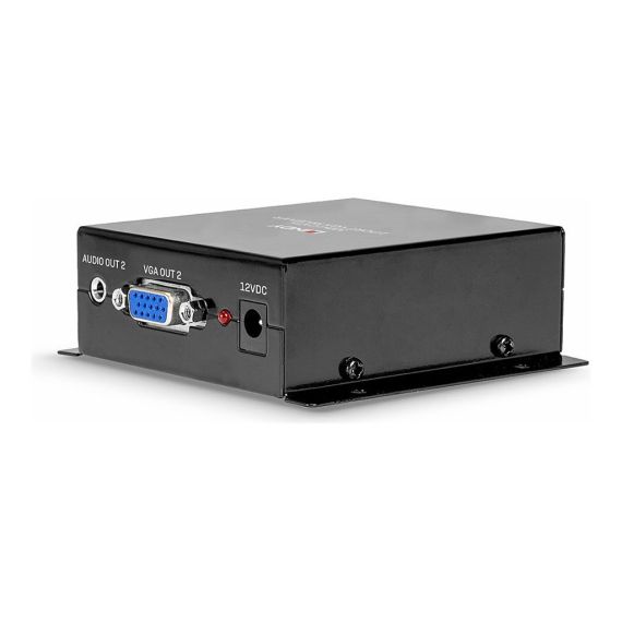 LINDY Cat.6 2 Port VGA Receiver - Video/audio extender -  | 35404