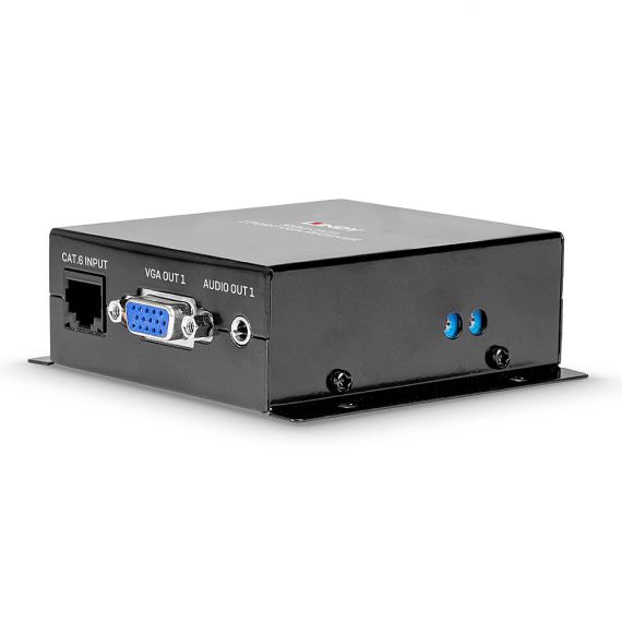 LINDY Cat.6 2 Port VGA Receiver - Video/audio extender -  | 35404