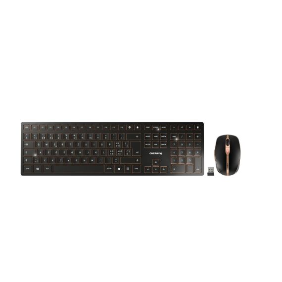 CHERRY DW 9100 SLIM - Keyboard and mouse set - wire | JD-9100CH-2