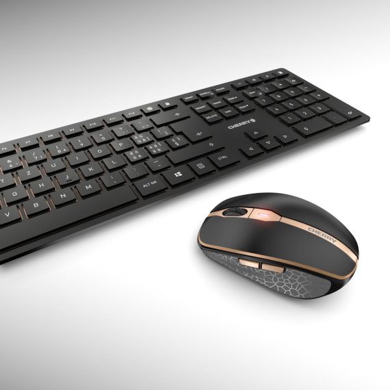 CHERRY DW 9100 SLIM - Keyboard and mouse set - wire | JD-9100CH-2