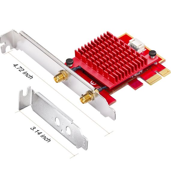 Cudy WE3000S / Internal / Wireless / PCI Express / WLAN / Bluetoo