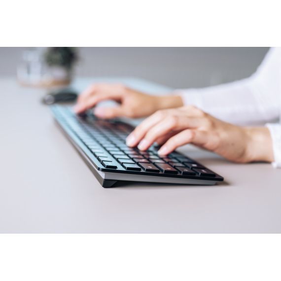 CHERRY KW 9100 SLIM - Keyboard - wireless - 2.4 GHz | JK-9100ES-2