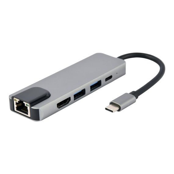 Cablexpert A-CM-COMBO5-04 - Docking station - USB-C 3.1 - HDMI -