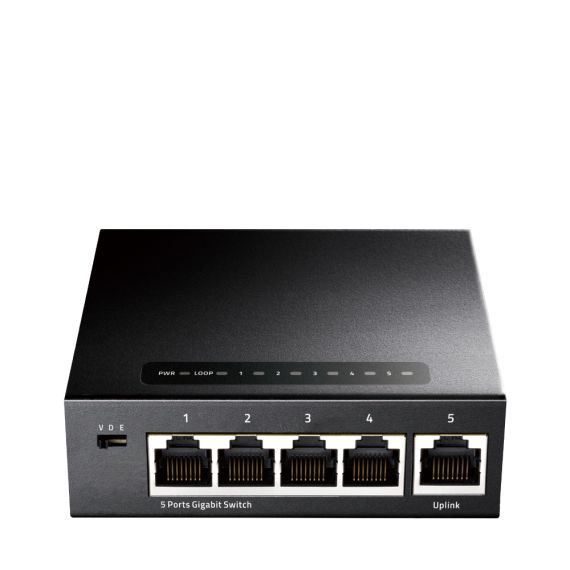 Cudy GS105 / Gigabit Ethernet (10/100/1000) / 5 / Full duplex / 1