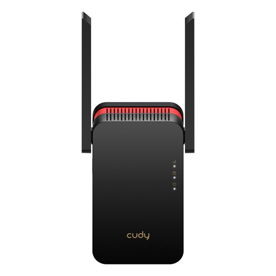 AX3000, Dual Band, Wi-Fi 6 Range Extender, Black/Red | RE3000