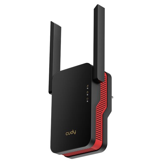 AX3000, Dual Band, Wi-Fi 6 Range Extender, Black/Red | RE3000