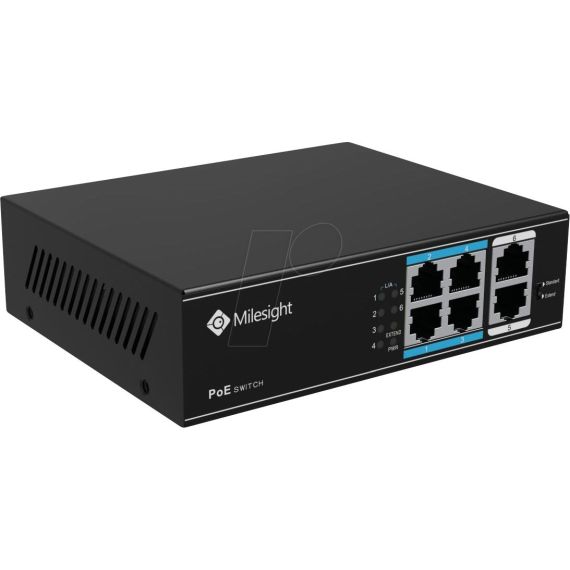 Milesight IoT Milesight Industrial PoE Switch 4 Por | MS-S0204-EL