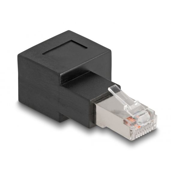 Delock - Network adapter - RJ-45 (M) right-angled to RJ-4 | 87864