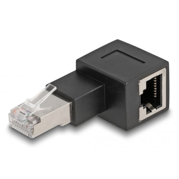 Delock - Network adapter - RJ-45 (M) right-angled to RJ-4 | 87864