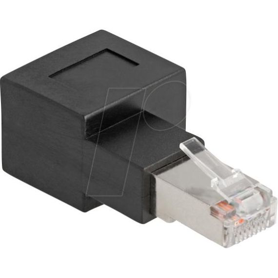 Delock - Network adapter - RJ-45 (M) right-angled to RJ-4 | 87864