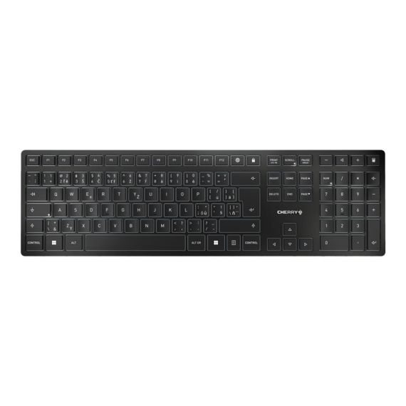 CHERRY KW 9100 SLIM - Keyboard - wireless - 2.4 GHz | JK-9100CS-2