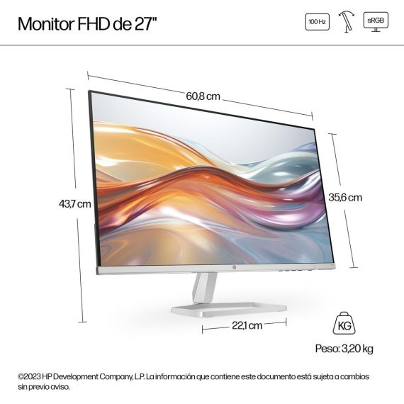 HP 527sf - 5 Series - LED monitor - 27" - 1920 x 10 | 94F44E9#ABB