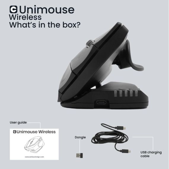 Contour Unimouse - Vertical mouse - ergonomic - lef | CDUMBK11002