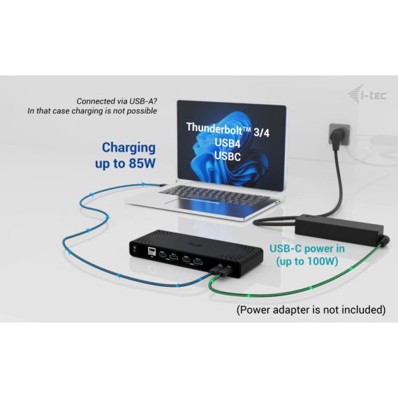 i-tec Universal Dual 4K Display Docking Station  | CADUA4KDOCKPDB