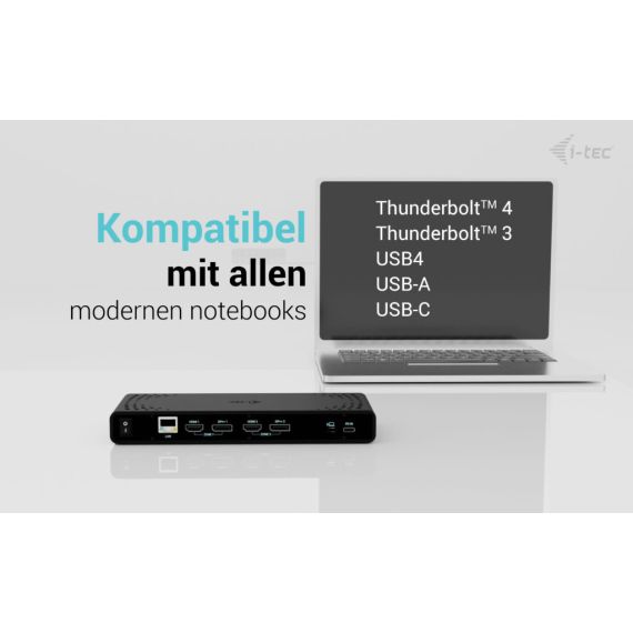 i-tec Universal Dual 4K Display Docking Station  | CADUA4KDOCKPDB