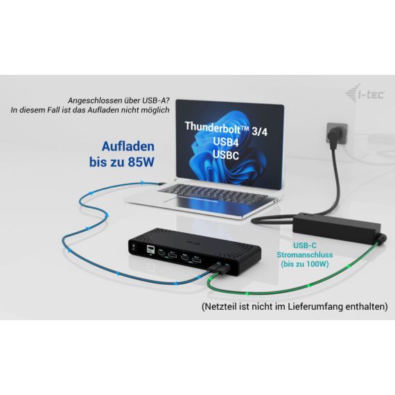 i-tec Universal Dual 4K Display Docking Station  | CADUA4KDOCKPDB
