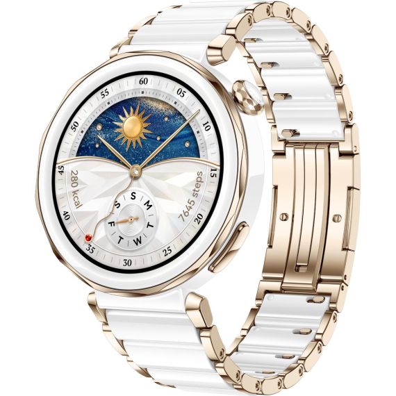 Huawei Watch GT 5 Pro - 42 mm - white ceramic - smart  | 55020DRC