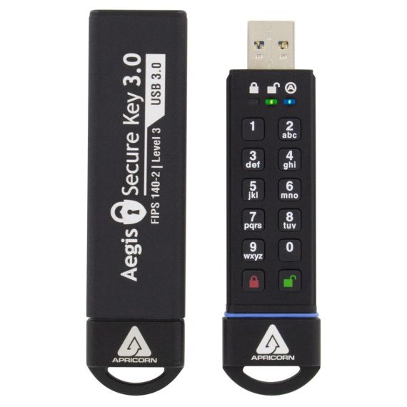 Apricorn Aegis Secure Key 3.0 - USB flash drive - encr | ASK3-1TB
