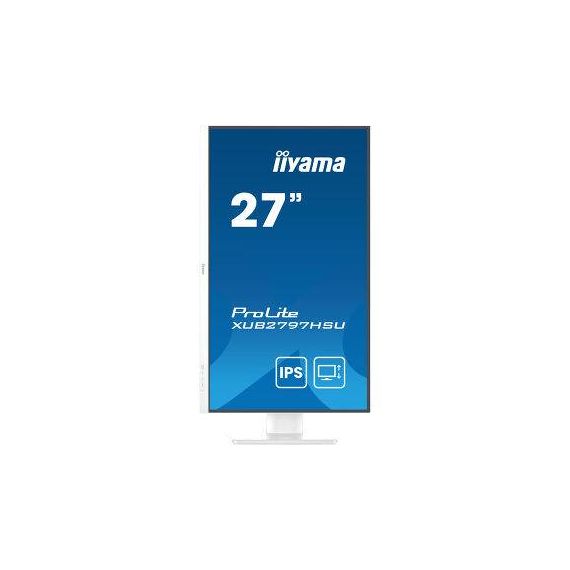 iiyama ProLite monitor white 27" 1920x1080  XUB2797HSUW2