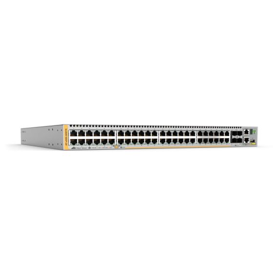 48-port 10/100/1000T stackable switch with 4  | AT-X930-52GTX-B01