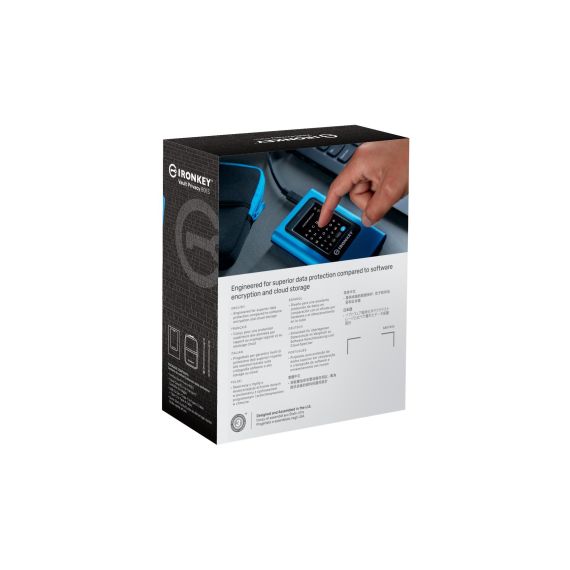 Kingston IronKey Vault Privacy 80 - SSD - encryp | IKVP80ES/3840G