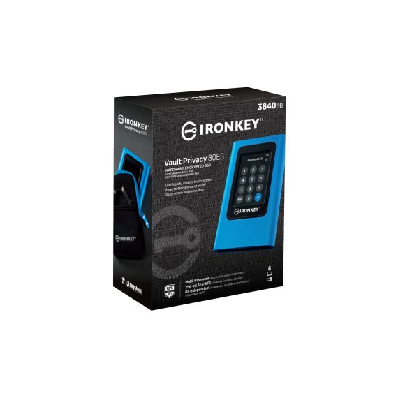 Kingston IronKey Vault Privacy 80 - SSD - encryp | IKVP80ES/3840G