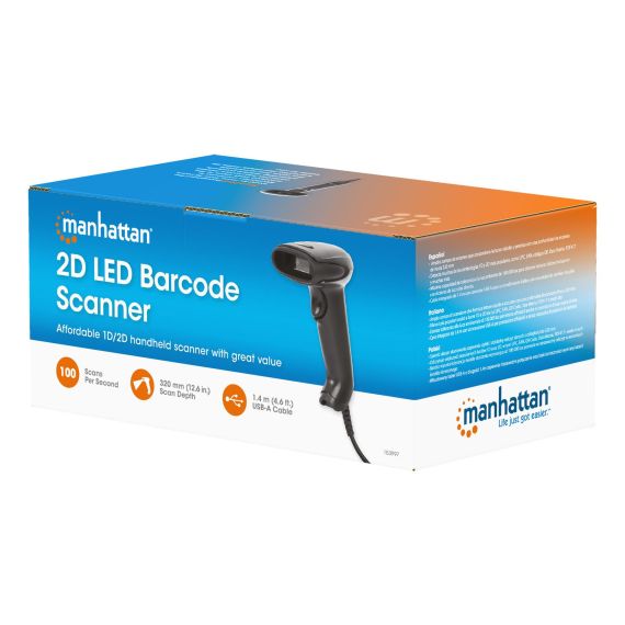 Contact CCD Handheld Barcode Scanner, USB, 60mm Scan Wid | 153997