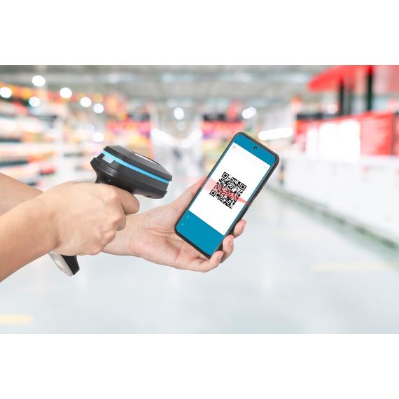 Wireless 2D Handheld Barcode Scanner, 250mm Scan Depth,  | 154185
