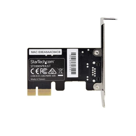 StarTech.com 1-Port Gigabit PCIe Network Adapter  | ST1000SPEX2LT