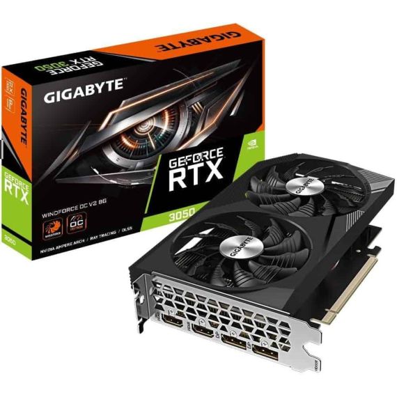 Gigabyte VGA Gigabyte GeForceÂ® RTX 3050 GVN3050WF2OCV26GD