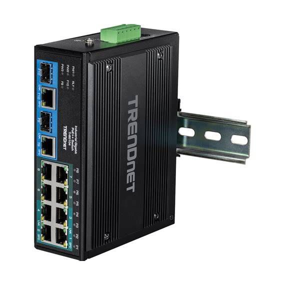 TRENDnet 10PORT INDUSTRIAL GIGABIT 400W Switch 1 Gbps TIBG108