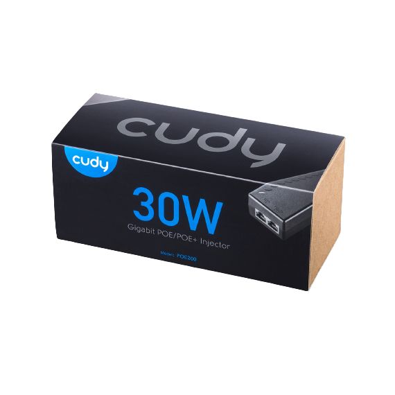 Cudy POE200, Gigabit Ethernet, 10,100,1000 Mbit/s, IEEE 802.3af,